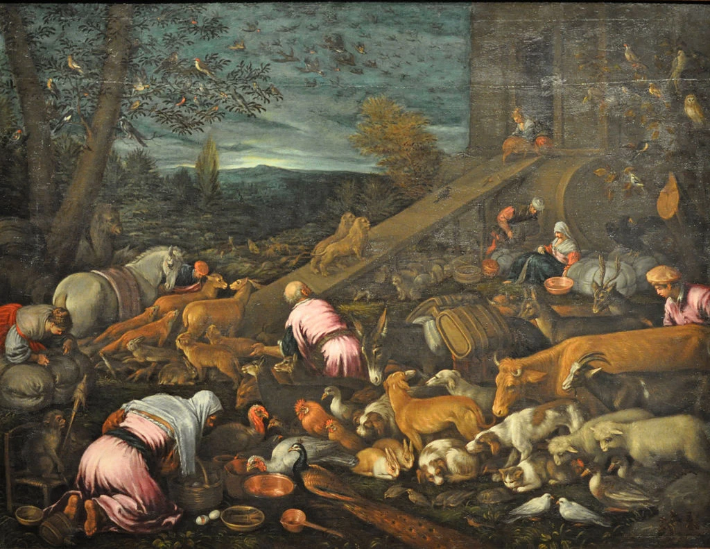 L'arca di Noé - Francesco e Leandro, Jacopo da Ponte, detto Bassano